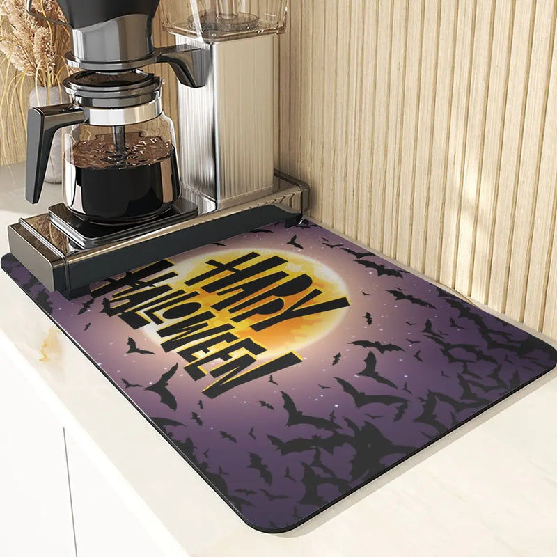 Axyaa Halloween Pumpkin Silicone Table Mat Set