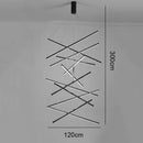 AXYAA Minimalist Duplex LED Chandelier for Living Room, Restaurant, Villa Hall