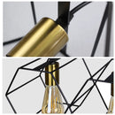 Axyaa Geometric LED Chandelier - Elegant Lighting Fixture for Dining Room Décor