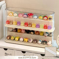 Axyaa Clear Acrylic Figure Display Storage Box with Lid Organizer