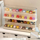Axyaa Clear Acrylic Figure Display Storage Box with Lid Organizer
