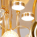 Axyaa Staircase Chandeliers Modern LED Pendant Light for Living Room