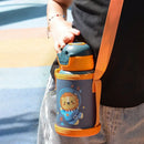 Axyaa Kids Stainless Steel Straw Thermos Bottle