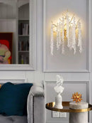 Axyaa Crystal Branch Luxury Wall Lamp