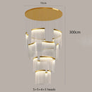 Axyaa Elegant Staircase Chandelier Indoor  Lighting Fixture Home Ceiling Lights