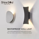 Axyaa LED Wall Lamp IP65 Waterproof Modern Minimalist Aluminum Indoor Outdoor Light