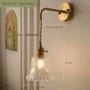 Elegant Vintage Brass Socket Wall Sconce by Axyaa for Bedroom Hotel Dining Room