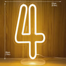Axyaa Neon Party Sign 38cm Birthday Lights USB Powered with Dimmable Base