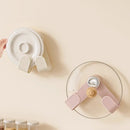 Adjustable Pot Lid Holder Wall Mounted Rack by Axyaa - Multipurpose Storage Hook