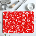 Axyaa Christmas Candy Dots Absorbent Mat - Antiskid Quick Dry Kitchen & Bathroom Drain Pad