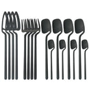 Axyaa Rainbow Matte Stainless Steel Cutlery Set