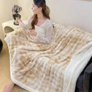 Axyaa 450g Full Matting Milk Fleece Double Layer Blanket
