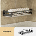 Axyaa Kitchen Wall Mount Dish Drying Rack with Storage Shelves