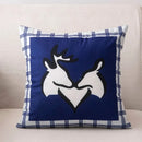Nordic Cartoon Print Pillow Cover for Axyaa Square Cushion Sofa Decor