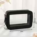 Axyaa Transparent Cosmetic Bag: Large Capacity Makeup Pouch & Toiletry Case