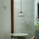 Axyaa Ceramic LED Pendant Light: Minimalist Loft Coffee Shop Illumination