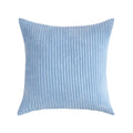 Axyaa Soft Corduroy Cushion Cover Striped Throw Pillow Case for Home Decor