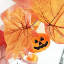 Axyaa Autumn Maple Leaf and Pumpkin Lantern Light String for Halloween Decor