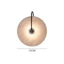 Axyaa Modern Marble Wall Sconces LED Surface Mount Black Lighting