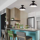 Axyaa Industrial Mesh Pot Cover Ceiling Lamp