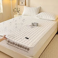Axyaa Waterproof Mattress Bed Pad with Raw Cotton and Soybean Padding