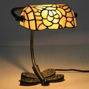 Axyaa Dragonfly Tiffany Glass Table Lamp - Baroque Style Bedroom Lighting