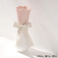 Nordic Pink Plastic Vase by Axyaa - Modern Home Decor & Floral Storage