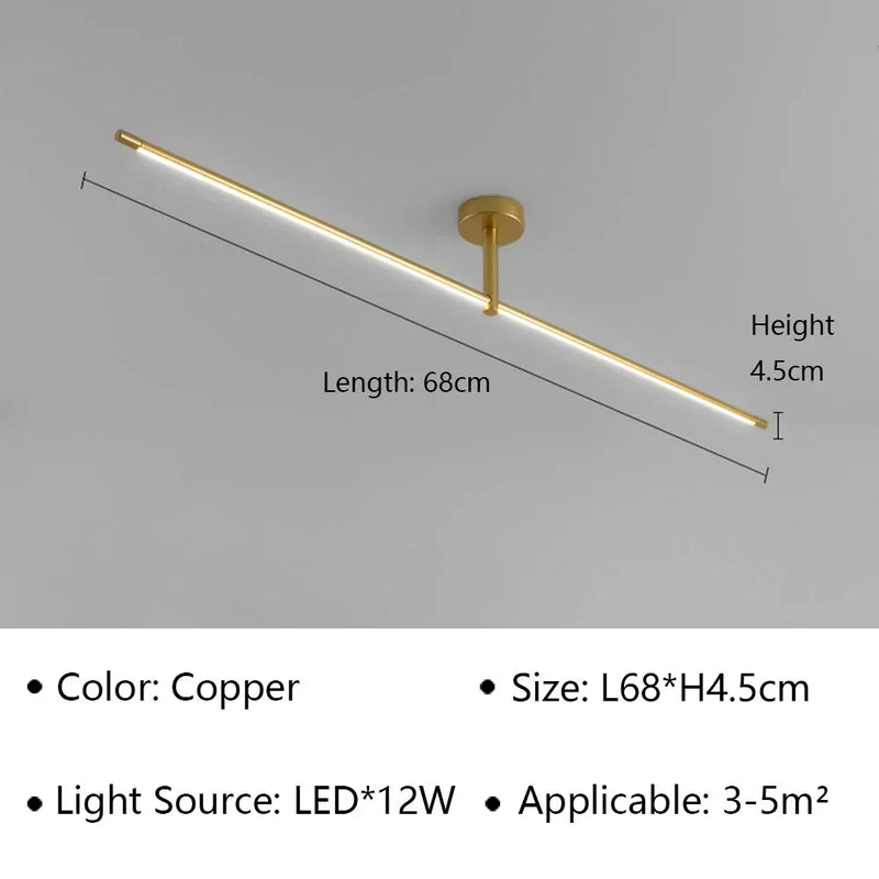 Axyaa Slim Wall Sconce Lamps Mirror Bathroom Bedroom Bedside Ceiling Light