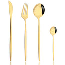 Axyaa Pink Silver Stainless Steel Cutlery Set