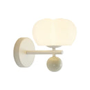Axyaa Pumpkin Wall Lamp: Modern Nordic LED Sconce for Bedroom and Living Room