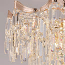 Axyaa Modern Crystal Pendant Lamp for Living Room, Bedroom, and Dining Room
