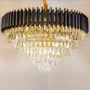 Axyaa Luxury Crystal Chandelier for Living Room and Dining Room