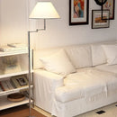 Axyaa Swing Arm Fabric Floor Lamp LED Nordic Minimalist for Home Interior