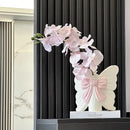 Axyaa Butterfly Vase Decoration for Living Room, Foyer Desktop - High-End Fre