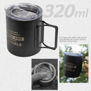 Axyaa 320ml Stainless Steel Double Layer Water Cup for Home, Outdoor, Camping