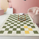 Axyaa Soft Crystal Fleece Area Rug | Elegant Anti-Slip Living Room Carpet