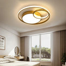 Axyaa Circle LED Ceiling Light Remote Control Bedroom Lamp Modern Living Room Lighting