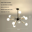 Axyaa Glass Shade Nordic Floor Lamp for Living Room Bedroom Study Decor