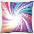 Rainbow Square Pillowcase by Axyaa: Home & Car Decor Accent