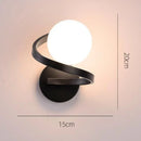 Axyaa LED Wall Lights: Bedroom Living Room Sconce, Up Down Light Fixture