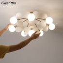 Axyaa Petals Ceiling Chandelier for Modern Nordic Decor