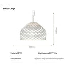 Axyaa Hollow Pendant Lamp: Minimalist LED Art for Home, Bedroom, Dining Room
