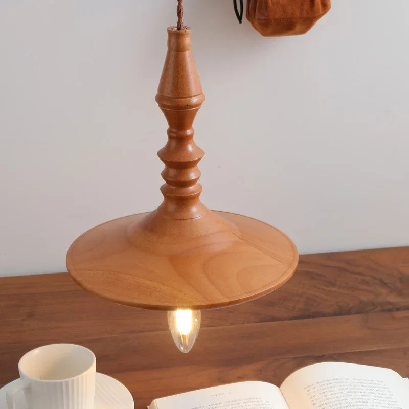 Axyaa Wood LED Pendant Chandelier Hanglampen