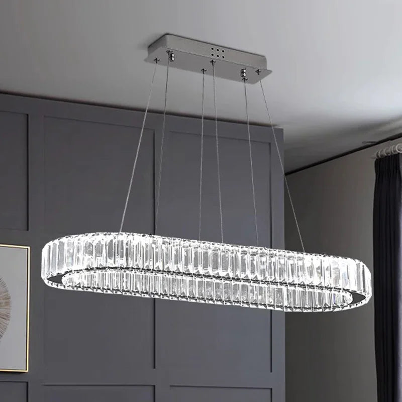 Luxury Crystal Chandelier by Axyaa for Living Room and Dining Room Lighting