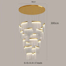 Axyaa Elegant Staircase & Hall Ceiling Chandelier - Indoor Lighting Fixture