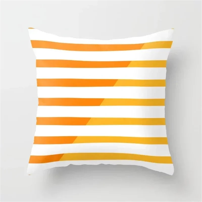 Axyaa Geometric Print Cushion Pillowcase 45x45cm for Home Decor