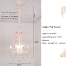 Axyaa Crystal Rose Chandelier for Princess Bedroom