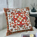 Axyaa Ethnic Floral Embroidered Pillowcase - Cotton Throw Cushion Cover