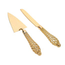 Axyaa Triangular Pizza Shovel and Dessert Knife Set