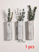Axyaa Wooden Wall Planters for Indoor Plants and Flower Decor in Bedroom/Living Room